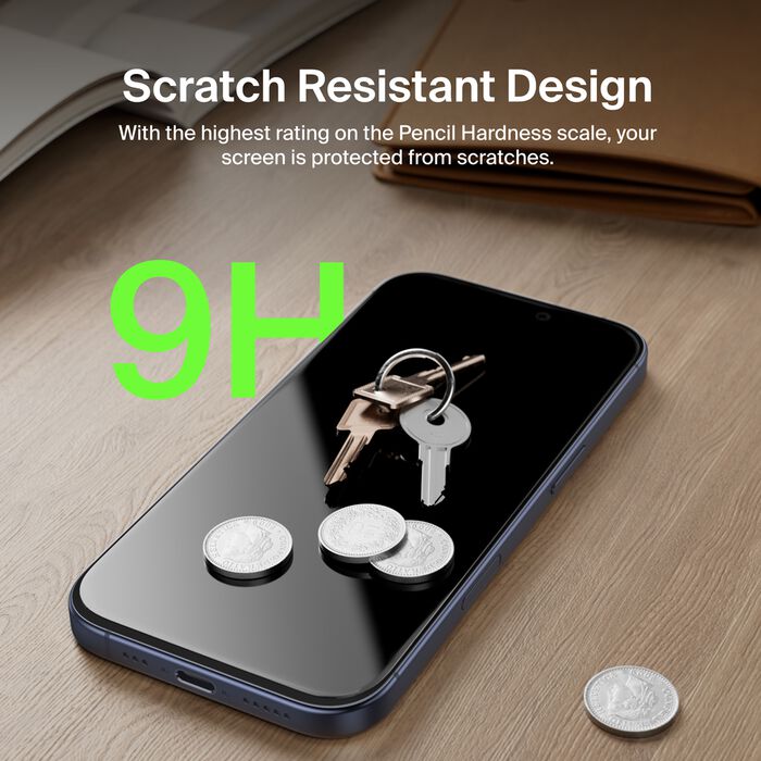 Belkin Invisiglass Privacy Screen Protector for iPhone 17 Pro Max