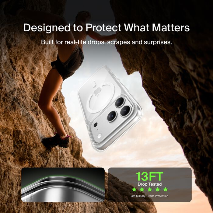 Belkin Clear Magnetic Case for Iphone 17 Pro