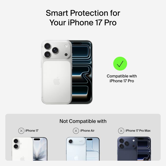 Belkin SheerForce Grip Case for iPhone 17 Pro - Black