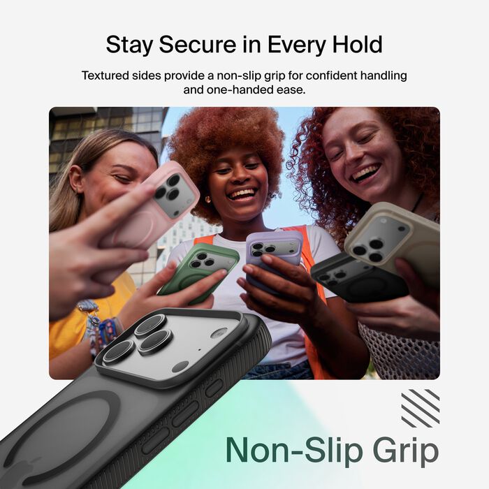 Belkin SheerForce Grip Case for iPhone 17 Pro Max - Black