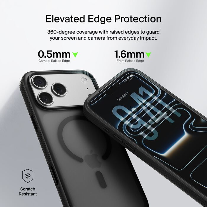 Belkin SheerForce Grip Case for iPhone 17 Pro Max - Black