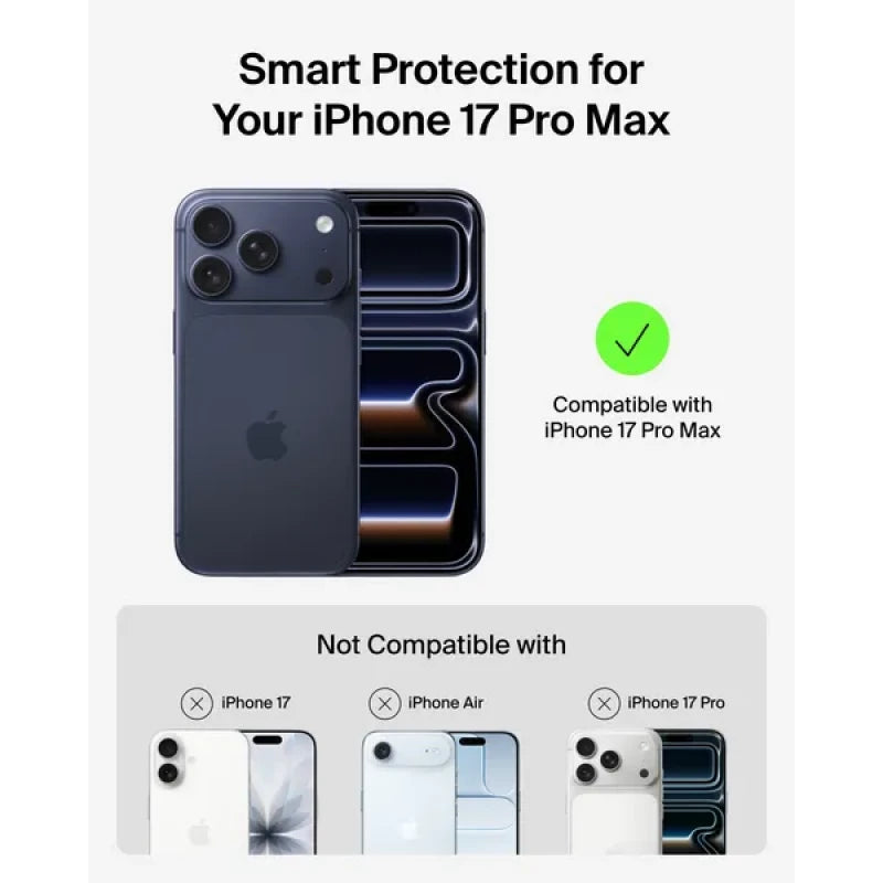 Belkin SheerForce Grip Case for iPhone 17 Pro - Navy Blue