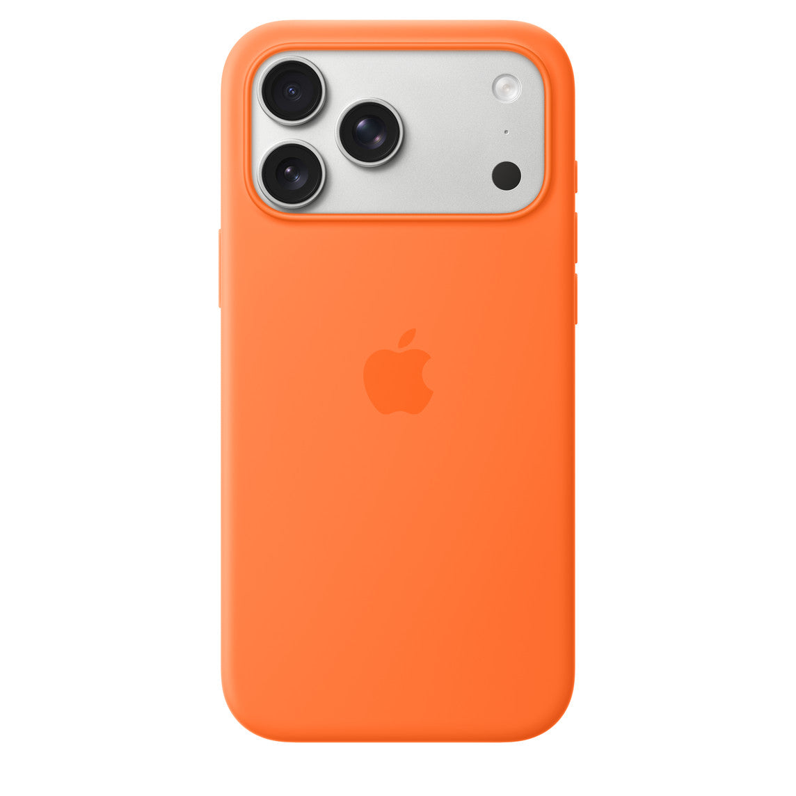 iPhone 17 Pro Silicone Case with MagSafe – Orange
