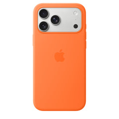 iPhone 17 Pro Silicone Case with MagSafe – Orange
