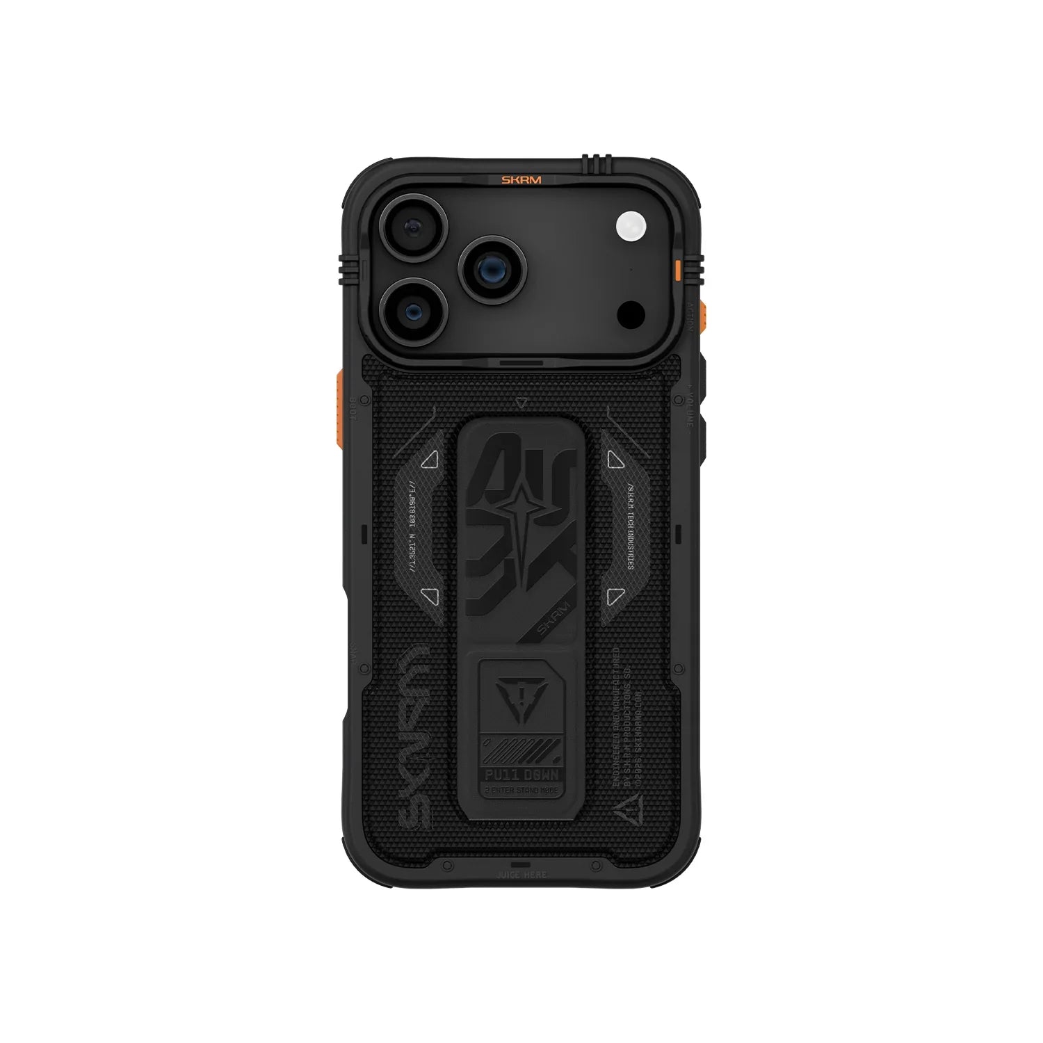SKINARMA IPHONE 17 PRO MAX PHANTOM (MAG-CHARGE + GRIP-STAND) - Black