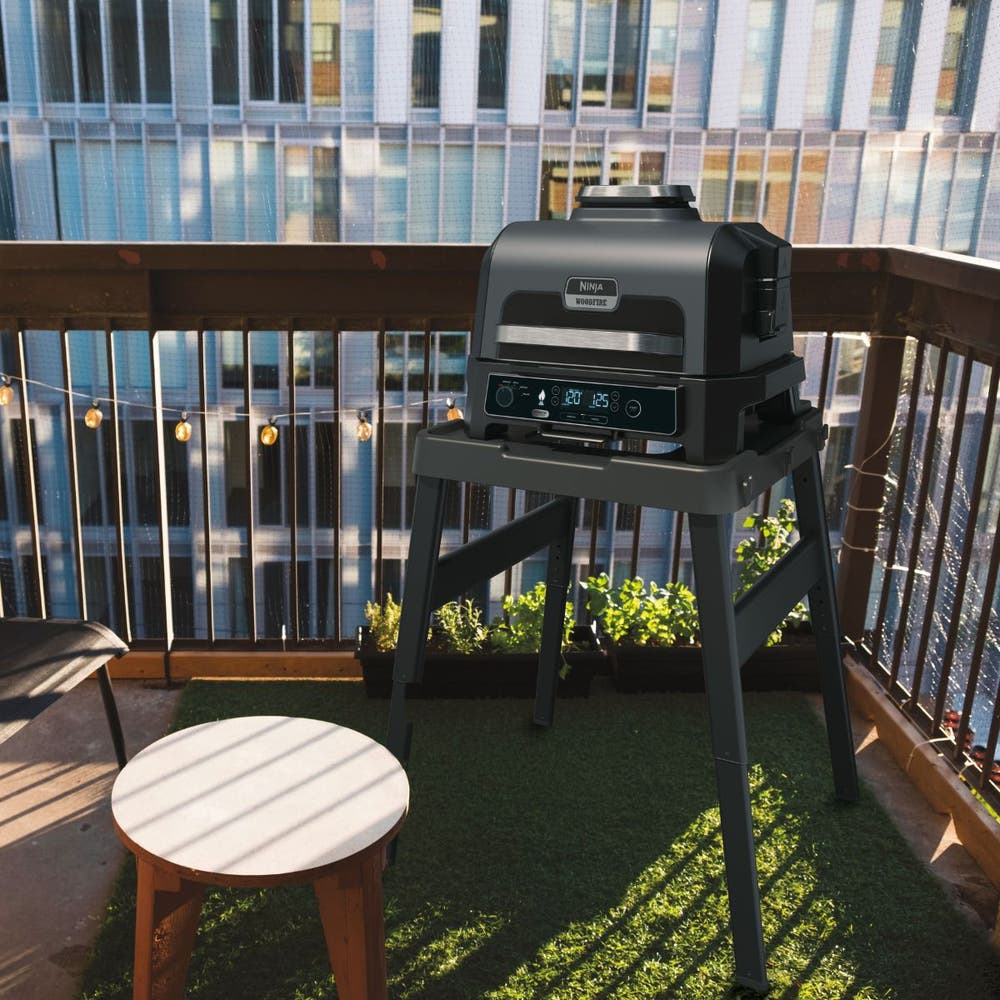 Ninja Woodfire Pro XL Electric BBQ Grill & Smoker OG850ME - Black