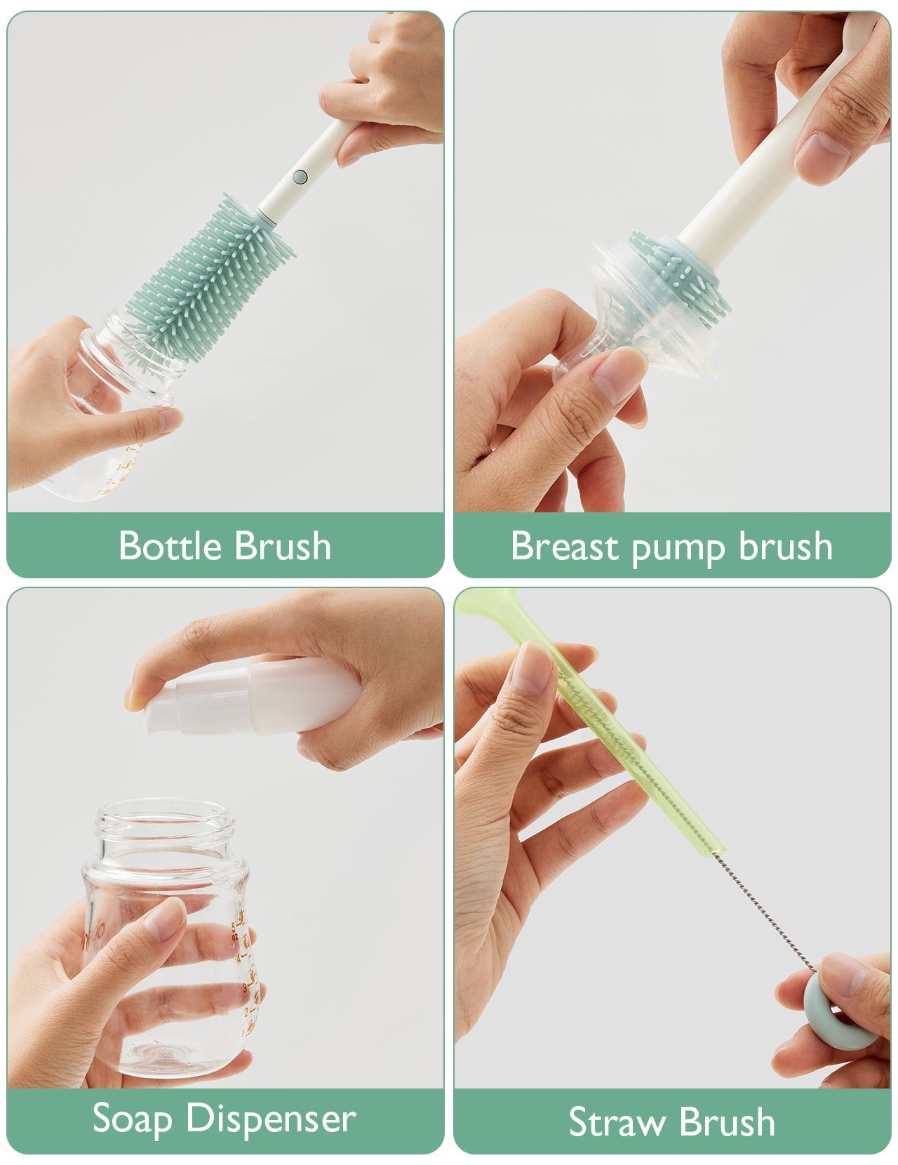 Momcozy 7 in 1 Bottle Brush Set