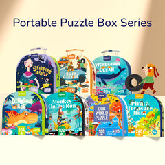 Mideer Portable Puzzle Box: Our World 100P