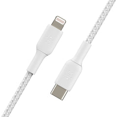 Belkin BoostCharge Pro Braided USB-C to Lightning Cable 1m - White