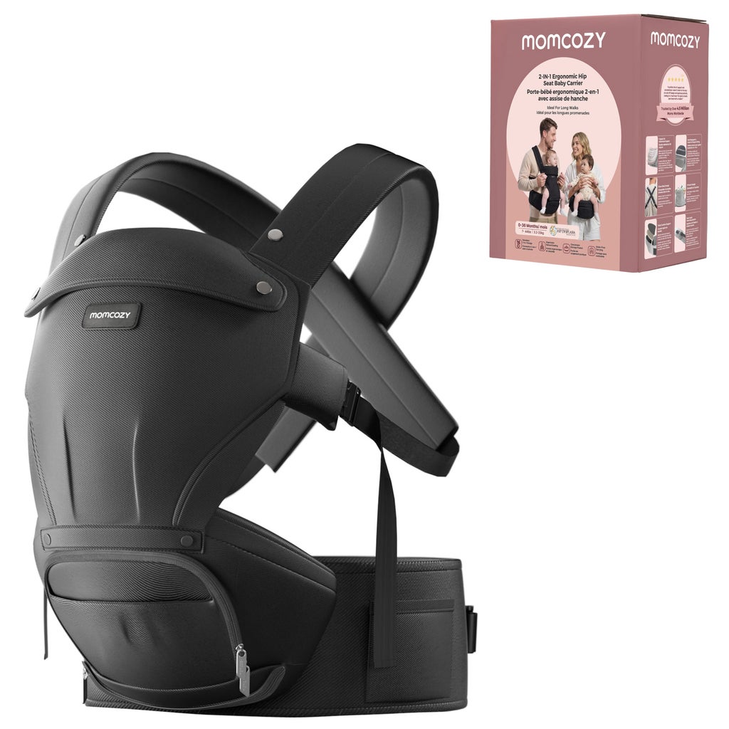 Momcozy Move2Fit 2-in-1 Hip Seat Baby Carrier - Air Mesh