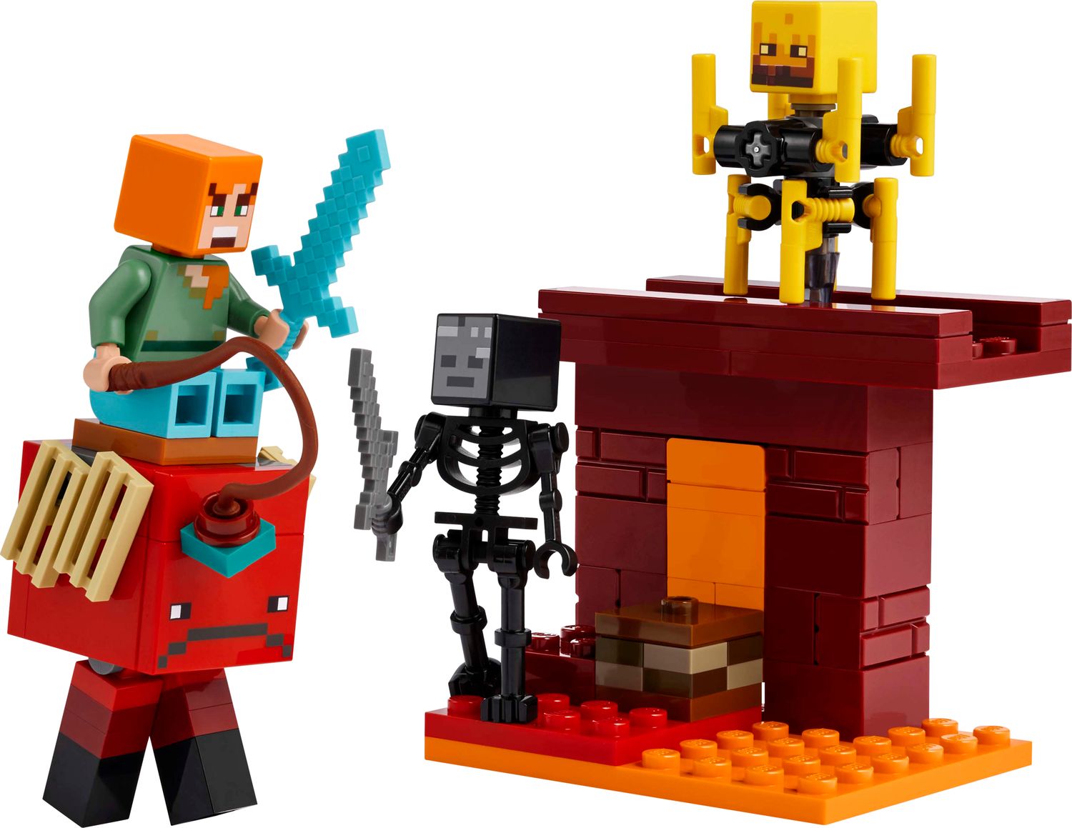 The Nether Lava Battle | 99 pcs | Age 6+ The Nether Lava Battle | 99 pcs | Age 6+