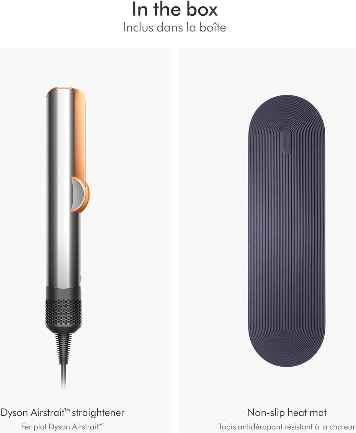 Dyson Airstrait dryer and straightener - Nickel/Copper