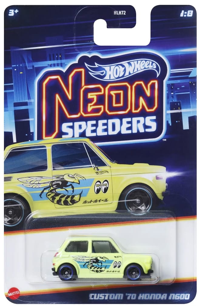Hot Wheels Neon Speeders HLH72 – 1:64 Die-Cast Neon Race Car