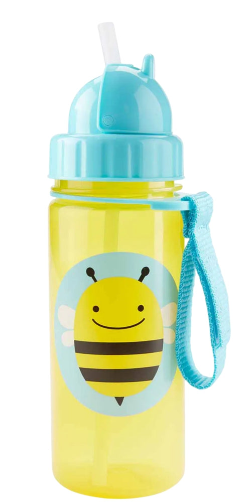 Skip Hop Zoo Straw Bottle - Bee detail
