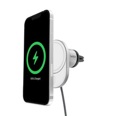 Belkin BoostCharge Pro Magnetic Wireless Car Charger with Qi2 15W - White