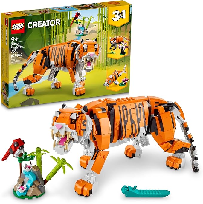 LEGO Creator 3 in 1 Majestic Tiger Building Set