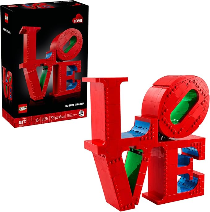 LEGO Art Love Collectible Building Set - DIY Kit for Adults, Ages 18+