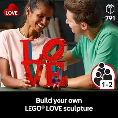 LEGO Art Love Collectible Building Set - DIY Kit for Adults, Ages 18+
