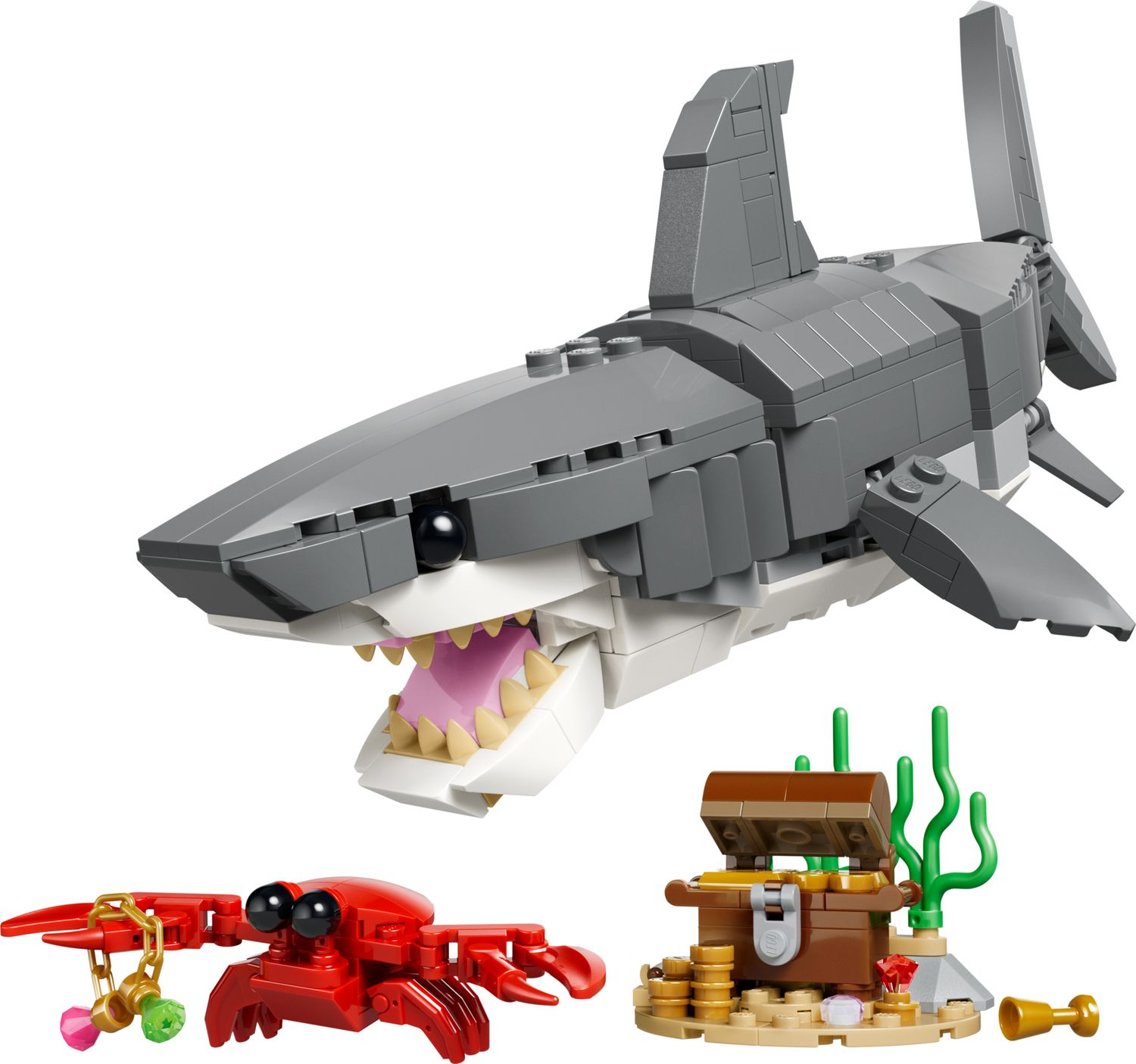 Fierce Shark with a Treasure Chest | 379 pcs | Age 8+ Fierce Shark with a Treasure Chest | 379 pcs | Age 8+
