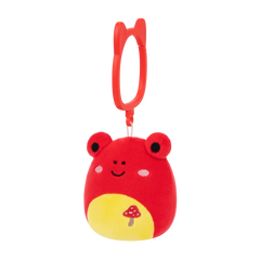 Squishmallows Clip-On Obu Red Tropical Frog