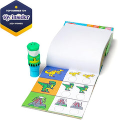 Melissa & Doug Sticker Wow!™ 24-Page Activity Pad and Sticker Stamper - Dinosaur