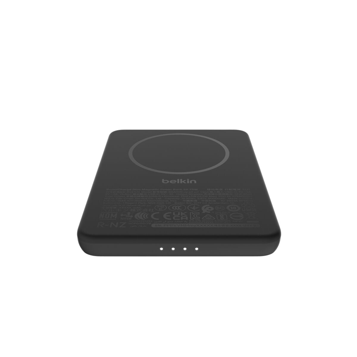 Belkin BoostCharge Slim Magnetic 5000mAh Power Bank MagSafe - Black