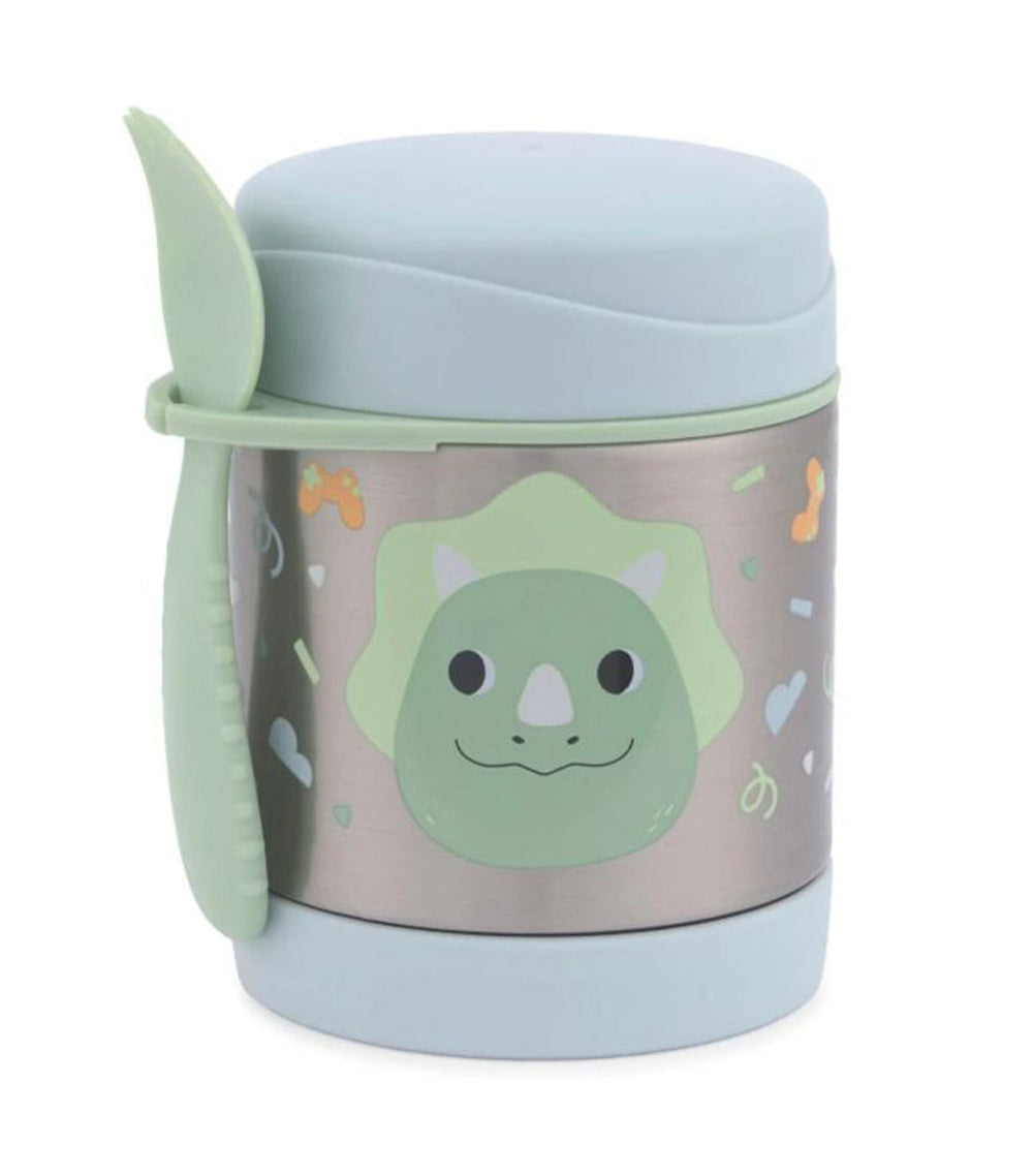 Skip Hop Besties Squad Insulated Food Jar - Dex Dino detail