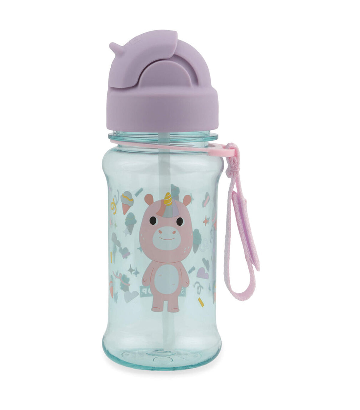 Skip Hop Besties Squad Tritan Straw Bottle - Uma Unicorn