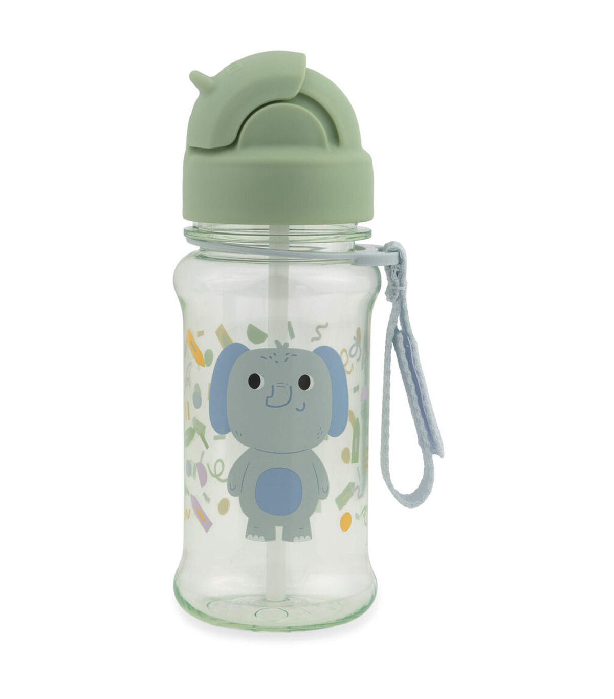 Skip Hop Besties Squad Tritan Straw Bottle - Emmett Elephant