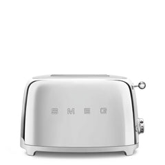 Smeg 2-Slice Toaster 50's Style Aesthetic - Stainless Steel