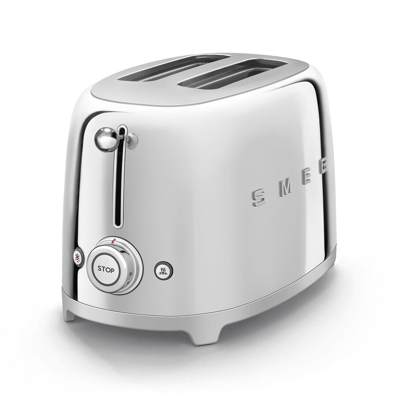 Smeg 2-Slice Toaster 50's Style Aesthetic - Stainless Steel