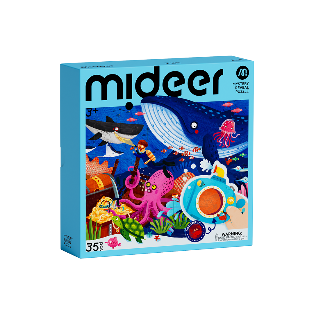 Mideer Mystery Reveal Puzzle - Ocean Secrets 35PCS