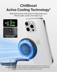 Belkin  BOOST CHARGE PRO QI2 25w Magnetic 3in1 Premium Wireless Charging Stand, Charcoal