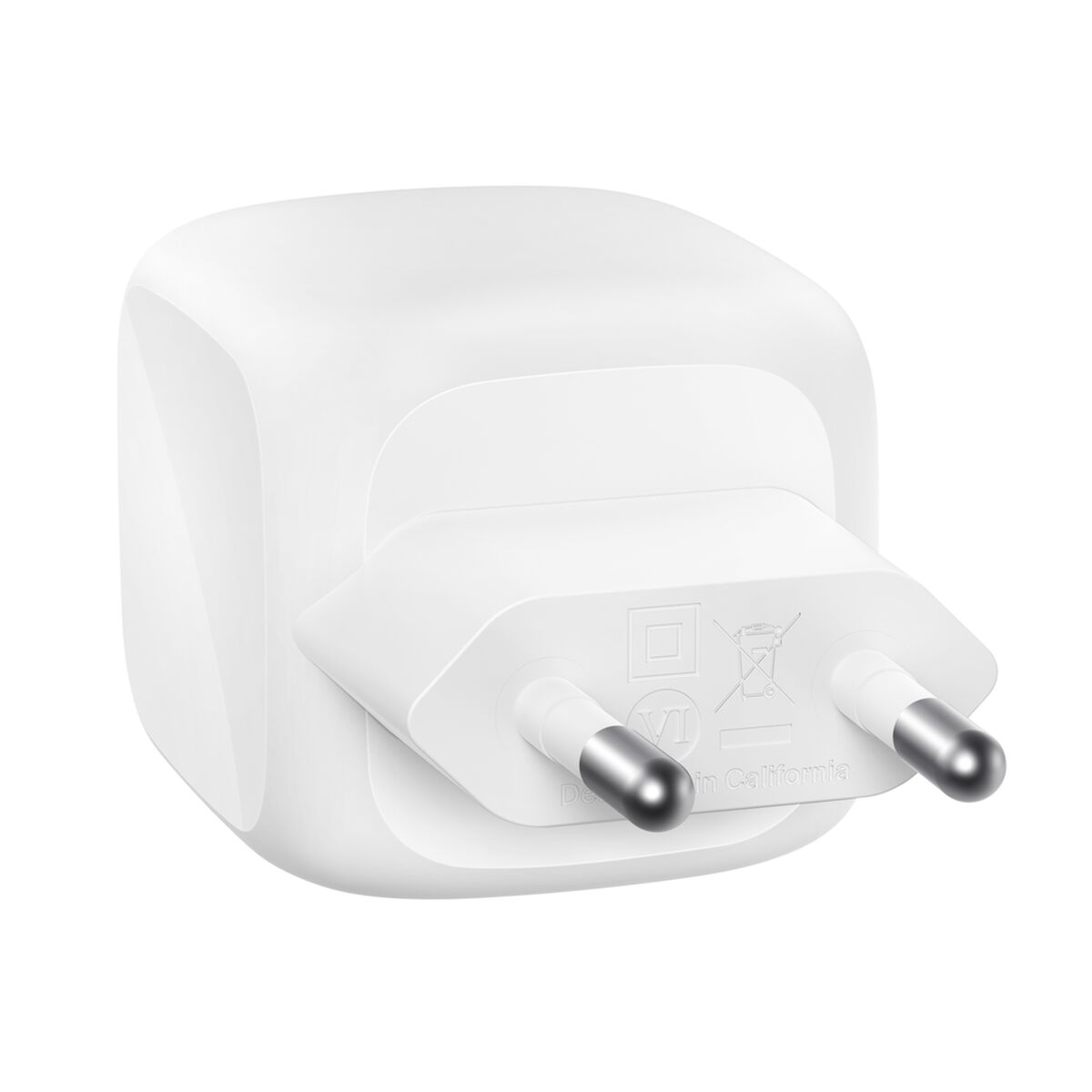 Belkin BoostCharge Pro 50W Dual USB-C GaN Wall Charger PPS - White