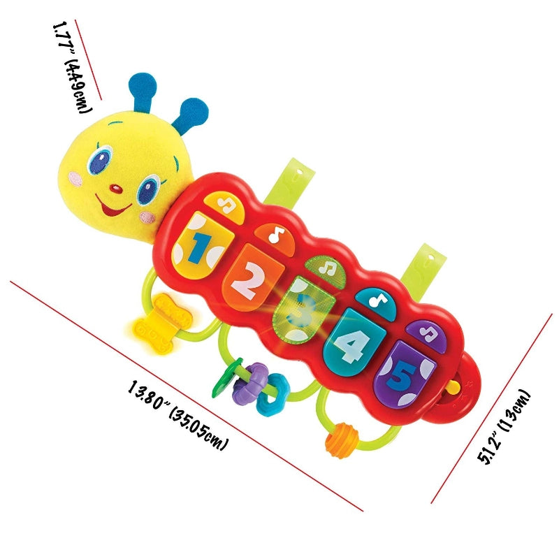 Light-Up Musical Caterpillar - 000215