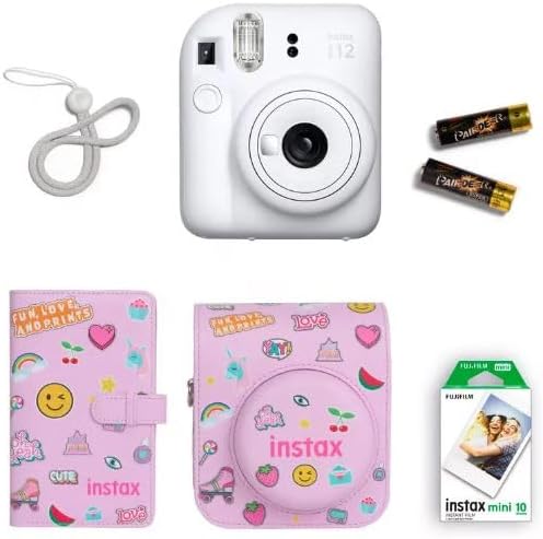 Fujifilm Instax Mini 12 Camera GIFTBOX - Clay White