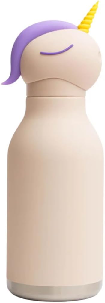 Asobu Bestie Unicorn Insulated Stainless Steel Water Bottle with Straw