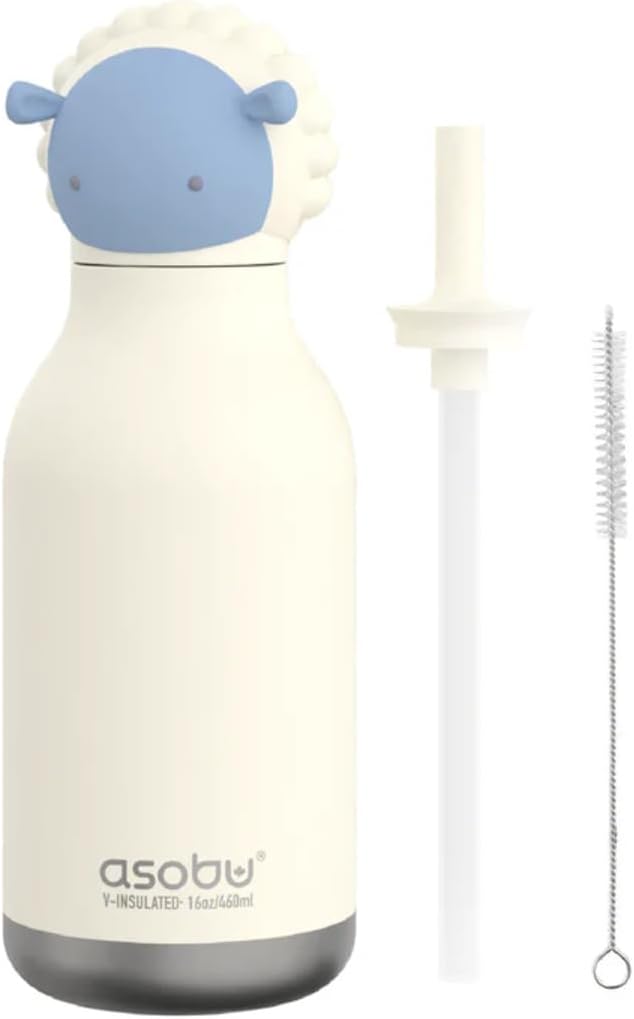 ASOBU Bestie Children's Drinking Bottle with Straw