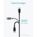 Anker Nylon USB-C to USB-C 2.0 | 2 Meters - Black Anker Nylon USB-C to USB-C 2.0 | 2 Meters - Black