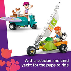 LEGO Friends Surfing Dogs and Scooter Adventure