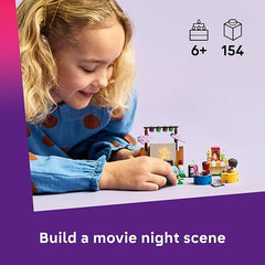 LEGO Friends Friendship Movie Night Pretend Play Building Toy