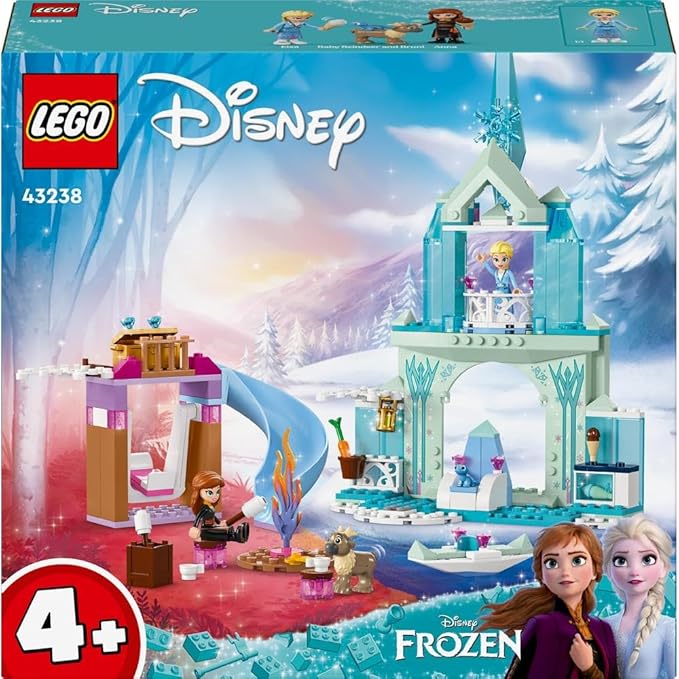 LEGO ǀ Disney Princess Elsa’s Frozen Castle Buildable Toy for 4+