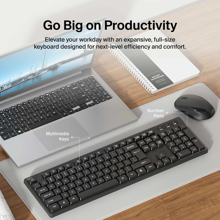 Wireless Keyboard and Mouse Combo Wireless Keyboard and Mouse Combo