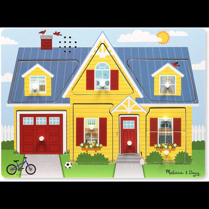 Around the House Sound Puzzle- 8 Pieces - 734