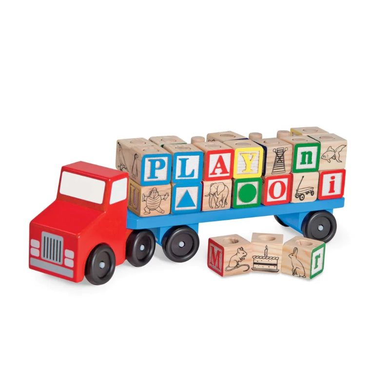 Alphabet Blocks Wooden Truck - 5175