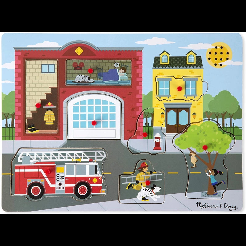 Around The Fire Station Sound Puzzle- 8 Pieces - 736