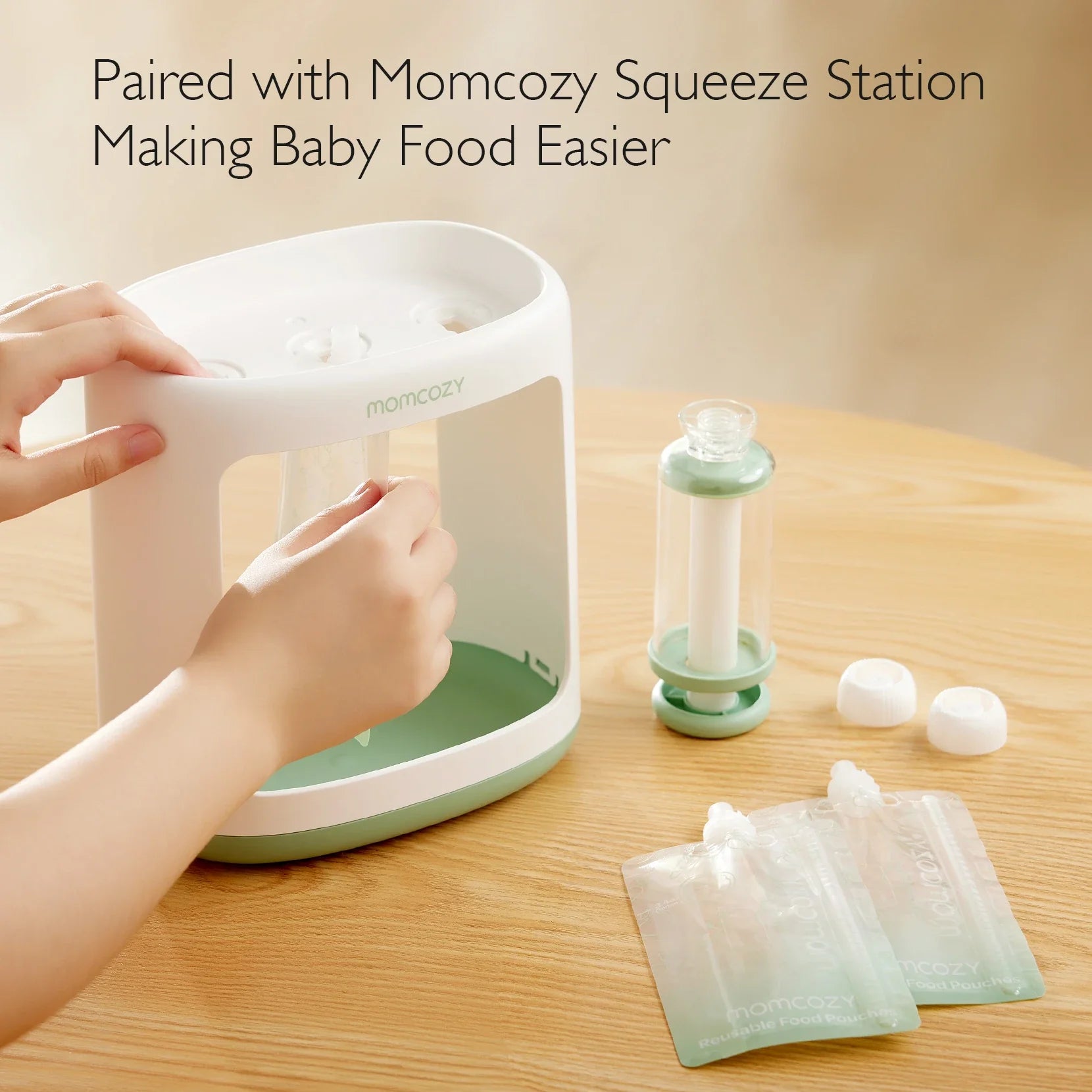 Momcozy Reusable Baby Food Pouches (Pack of 10)
