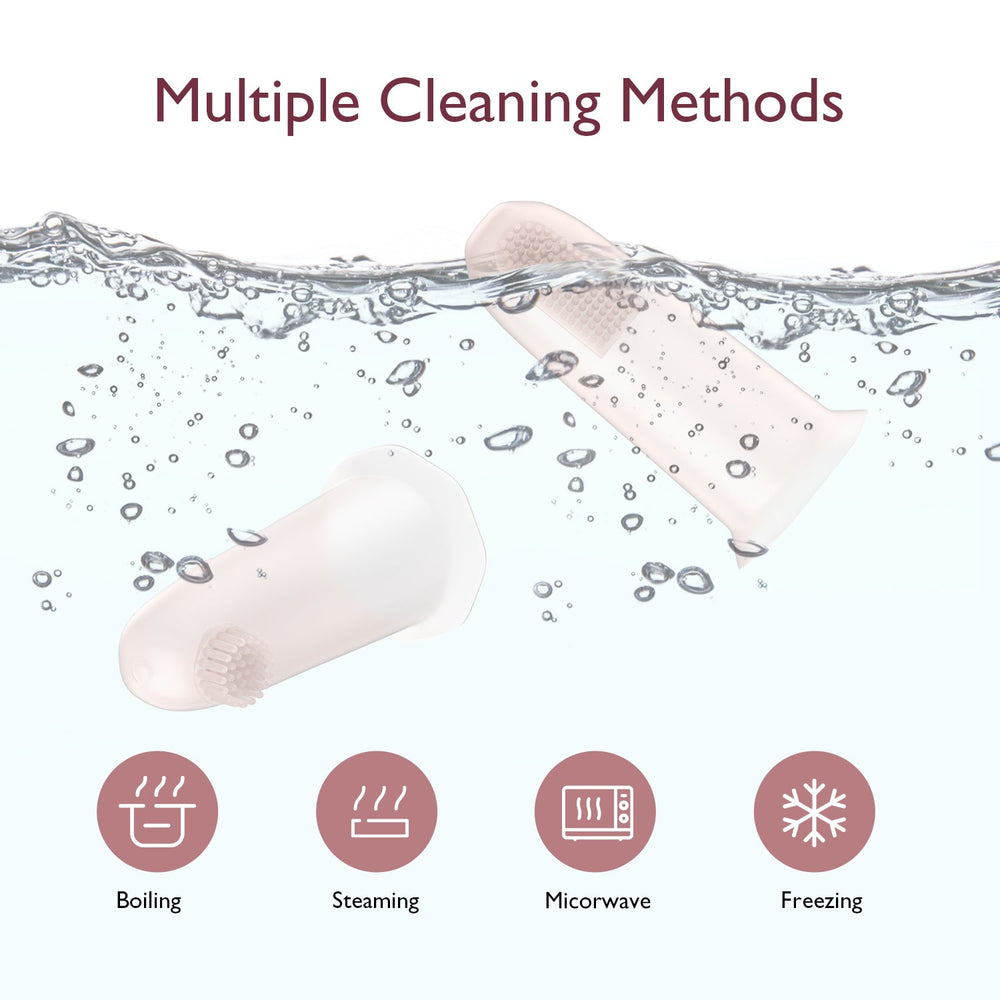 Momcozy Baby Oral Cleaner - Finger Toothbrush (2 pcs)