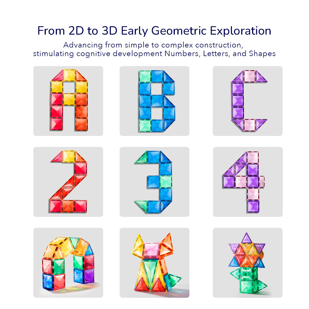 Mideer Distinctive Magnetic Tiles 100P