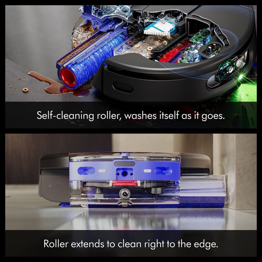 Dyson Spot+Scrub Ai Wet and Dry Robot Vacuum DR30 - Black/Blue